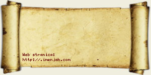 Irina Zakić vizit kartica